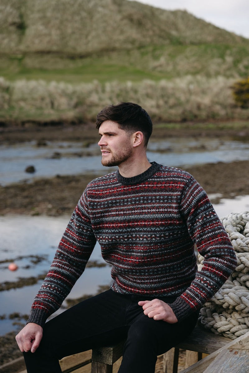 Fair isle sweater mens best sale