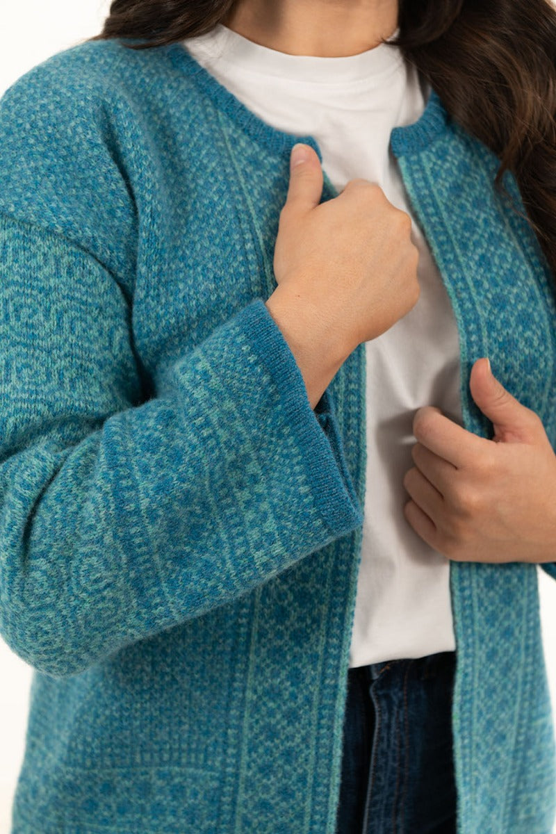 Aqua cardigan sweater best sale