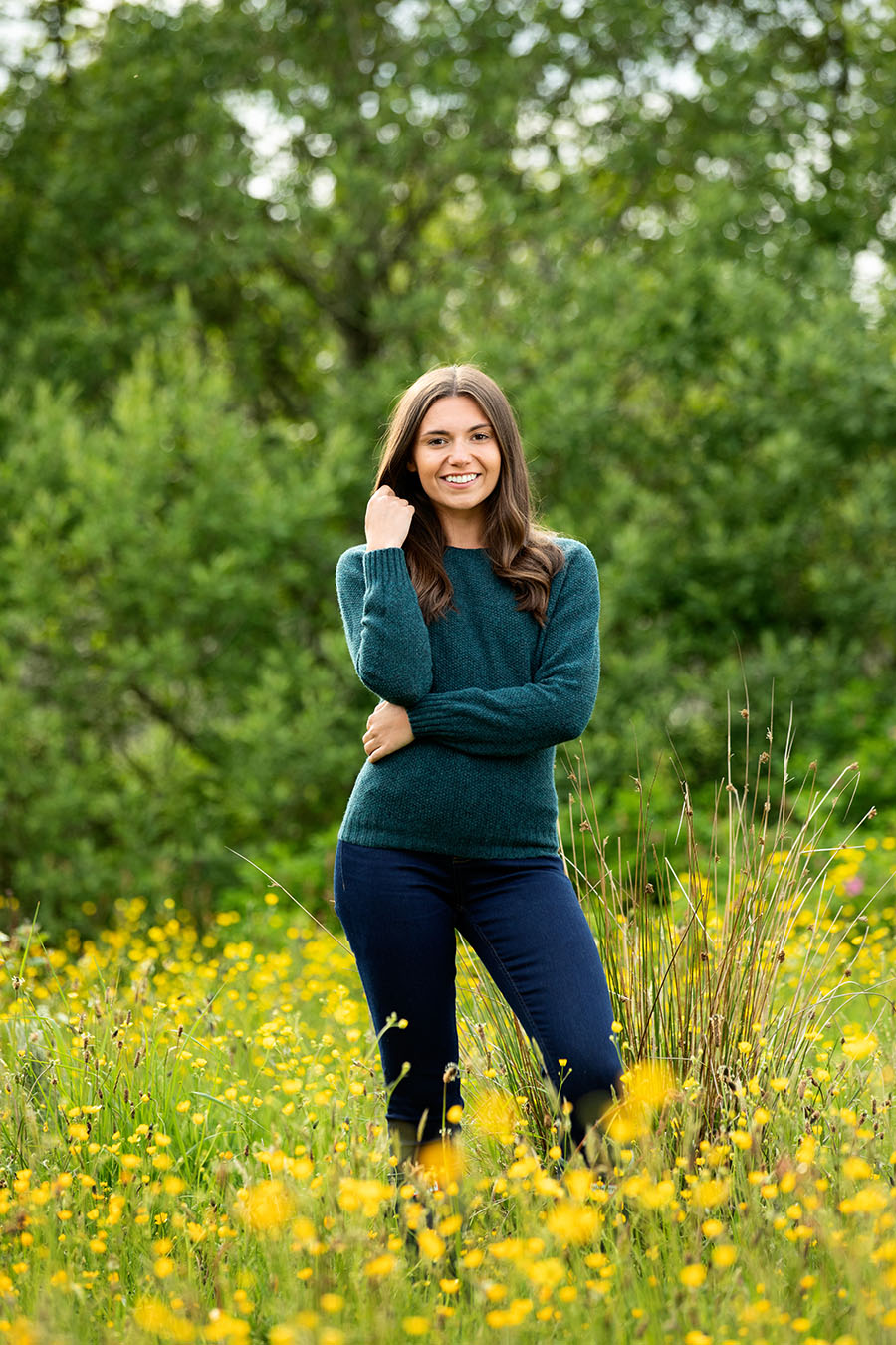 womens teal moss stitch jumper sweater ls