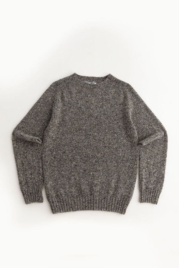 Donegal seamless sweater in grey