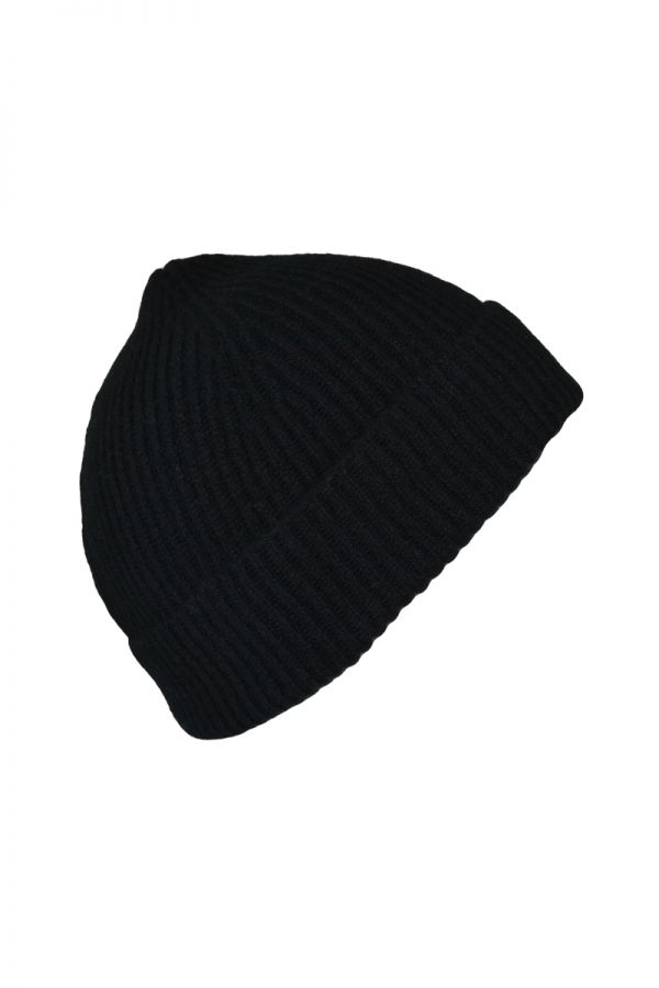 Scottish Lambs wool ribbed beanie hat. In a wide range of colours - The ...