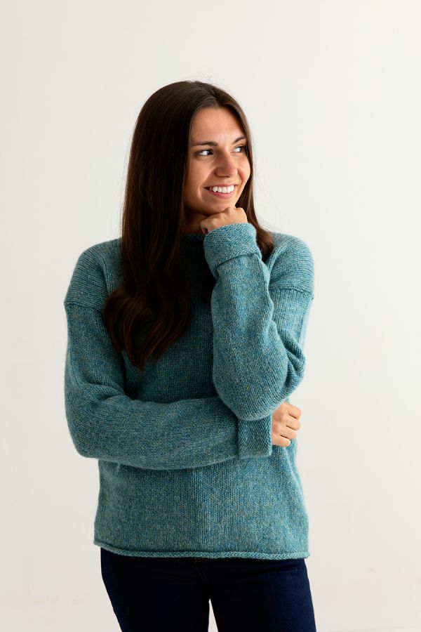 Teal Womens Sweater 